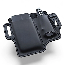 ORJİNAL DERİ Multitool Telefon Taşıma Kılıfı..