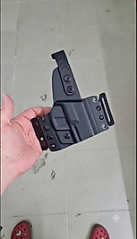 Üzeri Çıt Çıt Tokalı Yarım Kelebek Kydex Bel Taşıma Kılıfı