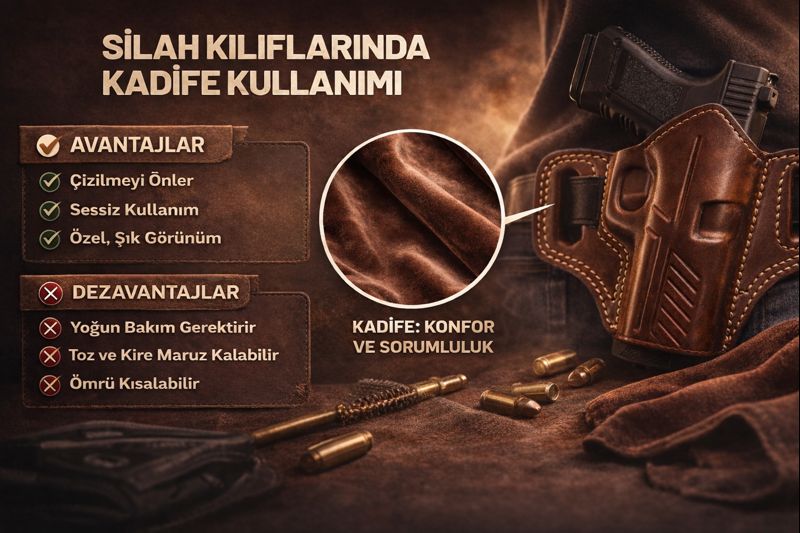 Silah Kılıflarında Kadife Kullanımı: Avantajlar, Zorluklar Ve Bakım Rehberi